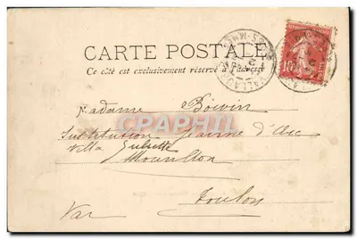 Vallauris — Capela de Nossa Senhora das Graças — Editor Boudet, n°201 — Verso