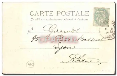 Wyspa Świętej Margarety — Las — W. Stocker, Cannes, n° 152 — Rewers