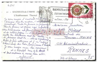 Termy w Bagnolles-de-l'Orne — Ujęcie termalne — Gaby — Rewers