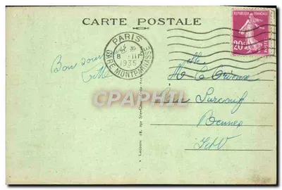 Paryż — Panthéon — A. L. — Rewers