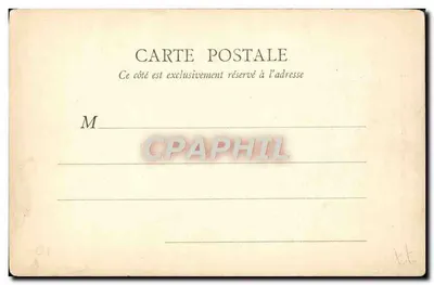 Fontainebleau — Pavilhão dos Aumônais — B. F., Paris — Verso