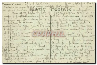 Clermont Ferrand — Ogólny widok z katedry — ND Phot. — Rewers