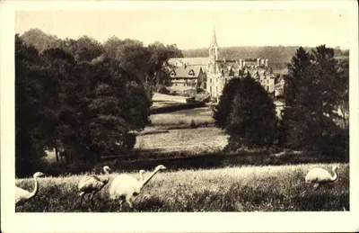 Parque Zoológico de Clères (Sul-Inferior) — Vista Geral — Foto Rolland, Rouen