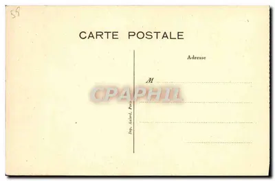 Klasztor kaplicy — Miejsce Matki Siostry Miłosierdzia z Nevers — Imp. Aulard, Paryż — Rewers