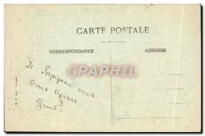 Perpignan — Fontaine Monumentale — Wyd. Dames de France, nr 85 — Rewers