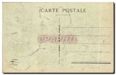 Strasbourg - Gare Centralna — wydawca Déporet, nr 282 — Rewers