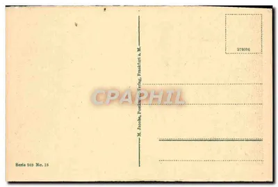 Wiesbaden, Capela Grega — M. Jacobs, Postkarten-Verlag, Frankfurt a. M., série 268 n° 16 — Verso