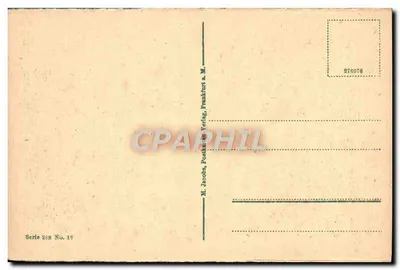 Wiesbaden, Kurhaus, Weiher — M. Jacoby, Postkarten-Verlag a. M., Serie 288 No. 15 — Verso