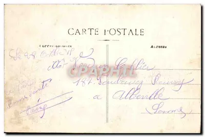 Toulon — Algemene uitzicht van de kade van de Darse — onbekende uitgever, n° 61 — Achterkant