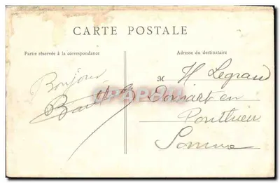 Lyon — La Facha y el Domo del Hôtel-Dieu — Editor Béry, París, n° 12 bis — Reverso