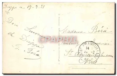 Dieppe - Aspetto pittoresco delle Scogliere del Bas Fort Blanc - Il Cirque — Verso