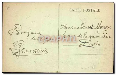 Boulevard de Verdun - Maniero Normanno — Ed. J. Condor — Verso