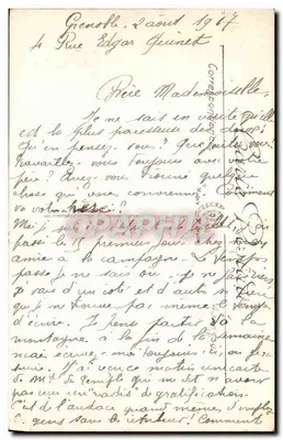 Grenoble — El Isère y las Alpes — LL. — Select — Reverso