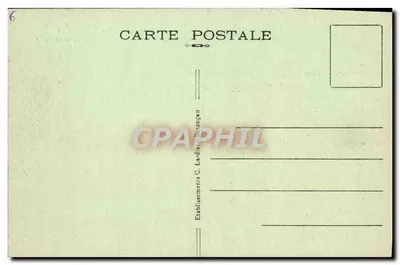 Besançon-les-Bains — O Doubs e os Rochos da Cidadela — Ed. C. Ladier, Besançon — Verso