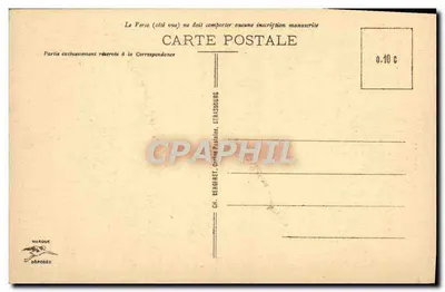 Colmar — Komendanta Policji — wydawca Bergeret, Strasbourg, n° 47 — Rewers