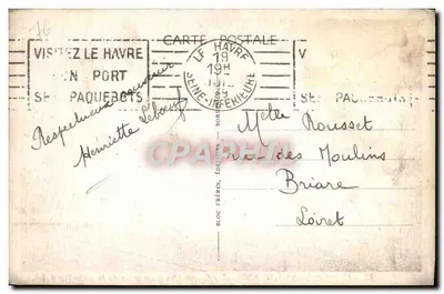 Le Havre - Sainte-Adresse — Wielka Morze z Północnej Przystani — BR. n°32 — Rewers