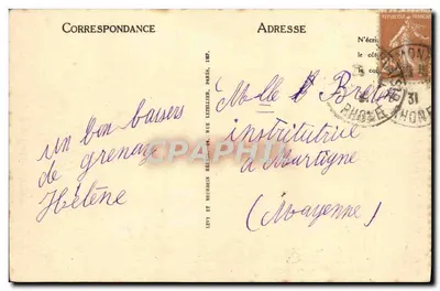 LYON - Najświętsza Maria z Fourvière, widok na Lyon i złącze Rhône i Saône - LL. N°22 — Rewers