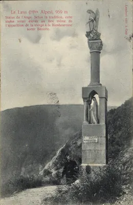Le Laus (Alpes Altas), 959 m — Estátua do Anjo, editor Lambert em Gap