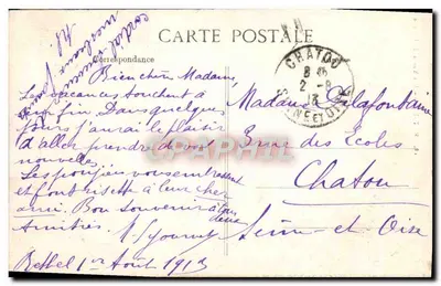 Rethel — Brzegi rzeki Aisne — Wydawca Équipés Sociales, Paryż — Rewers