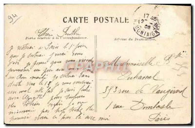 La Marne — Sul Ponte di Chennevières — Editore non visibile — Verso