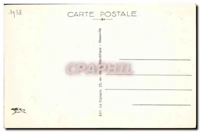 Deauville, a Praia Florida — O Porto dos Yachts — n°94 — Verso