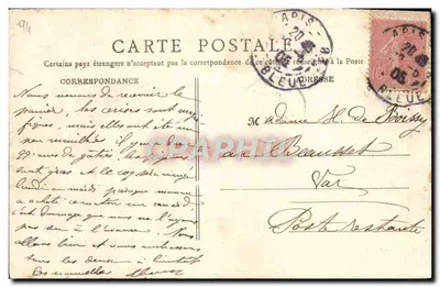 Le Tour de Marne — Widok z mostu CHAMPIGNY. Brzeg prawego brzegu — B.F. PARIS, nr 36 — Rewers