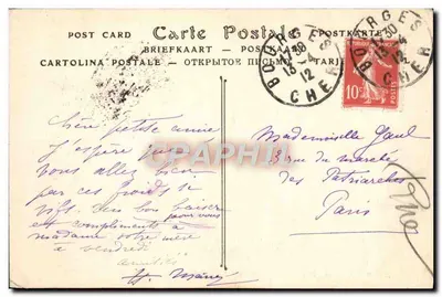 Bourges — Ogólny widok z Pałacu Jacques-Cœur — ND Phot. — Rewers
