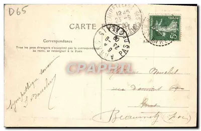 Gavarnie — Ogólny widok Doliny i Mostu Śniegu — Les Pyrénées — n° 827 — Rewers