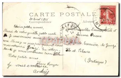 Parijs — De Eiffeltoren — Uitzicht genomen vanaf het Trocadéro — M. J. — n° 636 — Achterkant