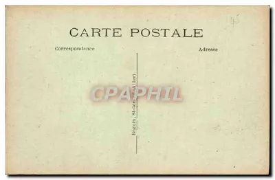 Le Dick en het Dorp Verrières — Het pittoreske Auvergne — serie 2412 — Achterkant