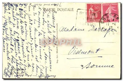 Bussang — Têtes des Russiers e Le Col — Syndicat d'Initiatives de Bussang Station Thermale — Verso