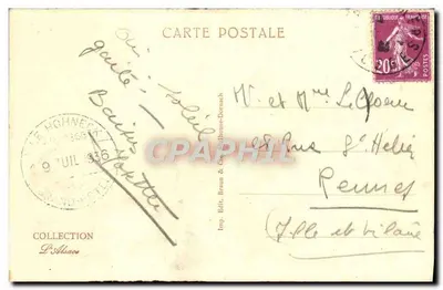 Turckheim — Porta de entrada ocidental — Imp. Braun & Cie, Mulhouse-Dornach, n°603 — Verso