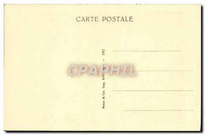 Retrato de mulher — J.-J. Henner — editor Braun & Cie, Paris, n° 2847 — Verso