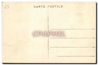 O Paraíso em Royat — A Auvergne — J. Gouttehanges, Editor Olliergues (P.-de-B.) — Verso