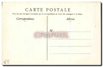 Cauterets — Wodospad Cérizet — fotografie Viron, wydawnictwo Lourdes — Rewers
