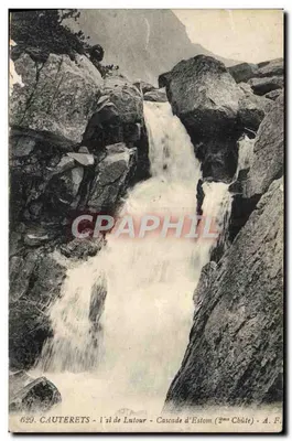 Cauterets - Vallée de Lutour - Cascade d'Estom (2ème Chute) - A.F.
