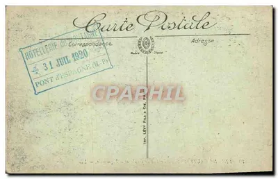 Env. de Cauterets — Le Lac de Gaube et le Vignemale — LL. — N° 110 — Verso