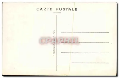 Duchowny z Pontoise — humorystyczna scena w kościele — wydawca Prototype 'A. Belle' Paryż — Rewers