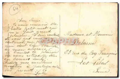 Pau - Avenue Léon-Sav y Boulevard des Pyrénées — editor desconocido, n°7 — Reverso