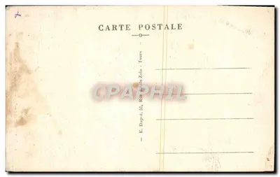 Montrésor (L.-et-L.) — Uma vista sobre o rio Indrois — A.P. — Verso
