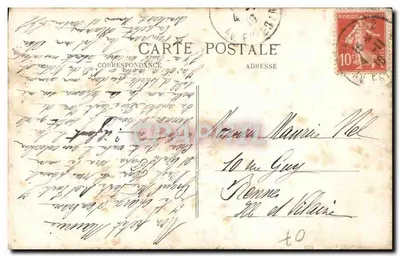 Arredores de Vals-les-Bains — O Ponte d'Arc — Bromure Artificiel, Coleção de Vais, N° 10 — Verso