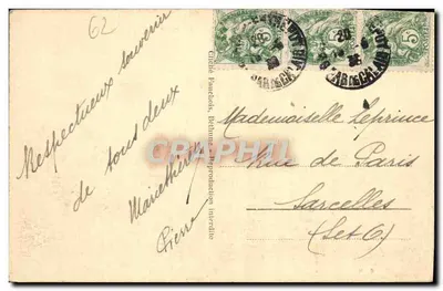 N.D. de Lorette — Panoramiczny widok cmentarza narodowego — wydawca nieznany, n° 4 — Rewers