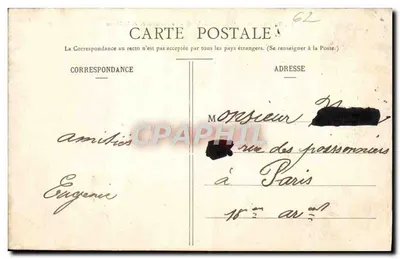 Boulogne-sur-Mer — Die Promenade de la Digue — L.D., B., 3773 — Rückseite
