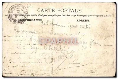 Arras — A Praça da Estação — B. D., Roubaix, n°18 — Verso