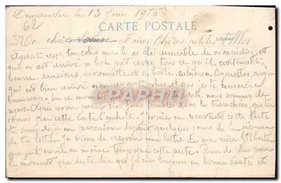 Arras — Hôtel-de-Ville, vista da rua Saint-Géry, após o bombardeio de 6 de outubro de 1914 — editor RUBY, série 4 — Verso