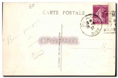 Montlignon (Oise) — La Foresta — I piccoli grès — Verso