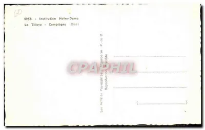 Zamek w La Tilloye — Instytucja Notre-Dame — Artysta krajobrazowy — Rewers