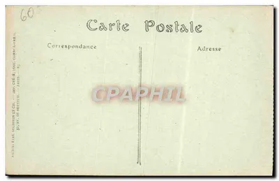 Compiègne — Kąt Parku i Pałacu — JND Fot. nr 103 — Rewers