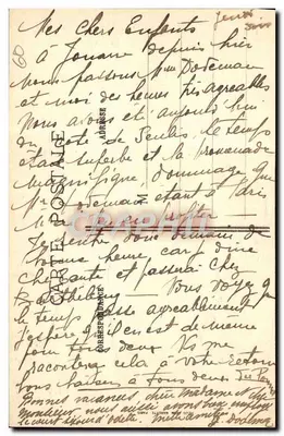 Institut de France — Abbaye de Chaalis — Le Ruine de l'Abbaye — J.-E. Bulloz, Editore — Verso