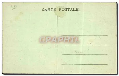 Compiègne - Façada zamku — Cliché J. Connequin, nr 9 — Rewers